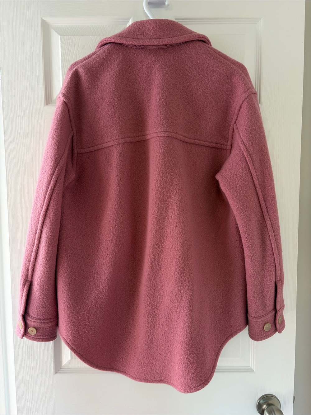 Wilfred Pink Wool Ganna Jacket - Picture 3 of 4